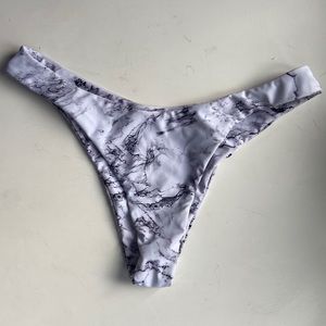Zaful Marble Bikini Bottom